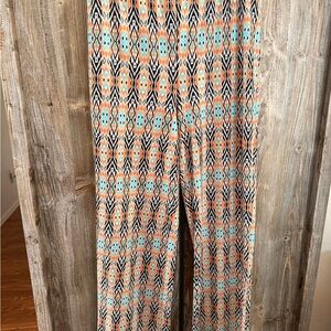 Stylish Geometric Patterned Women's Pants